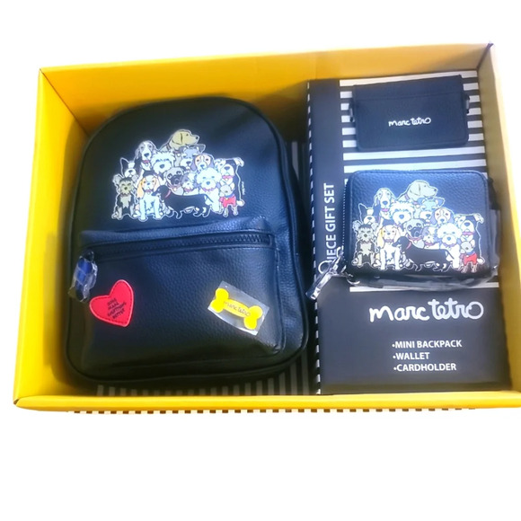 Marc Tetro Handbags - Marc Tetro all dogs Backpack set